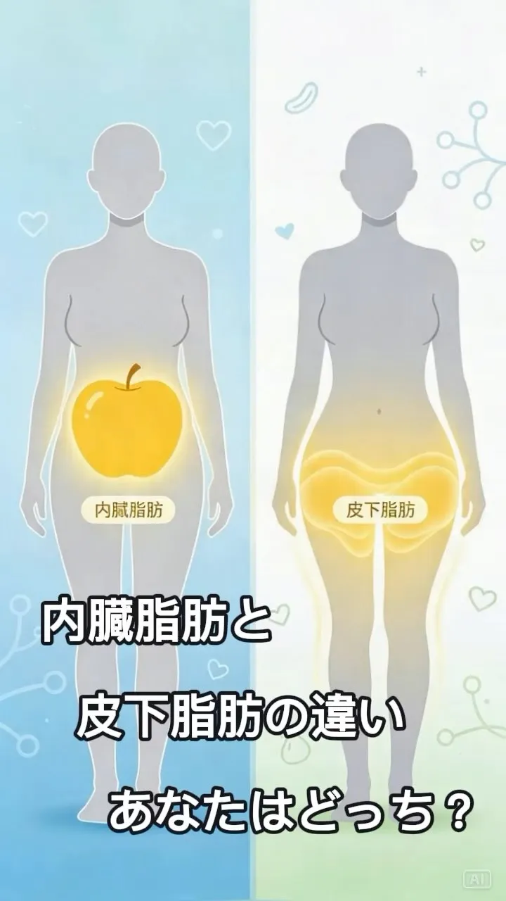 内臓脂肪と皮下脂肪の違い！