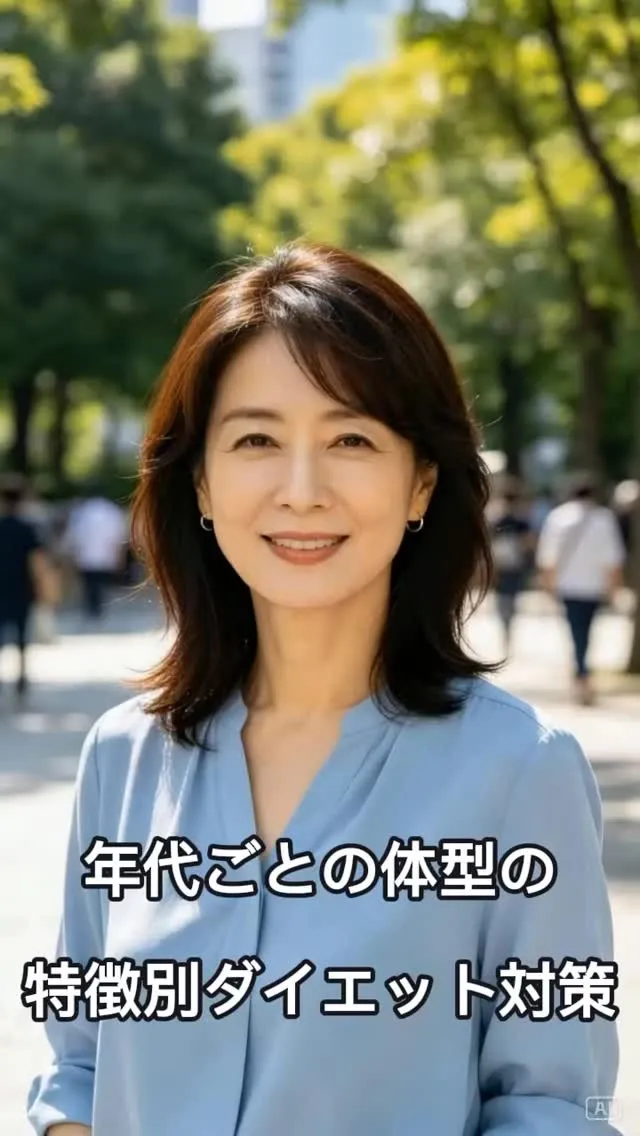 年代ごとの体型の特徴別ダイエット対策！