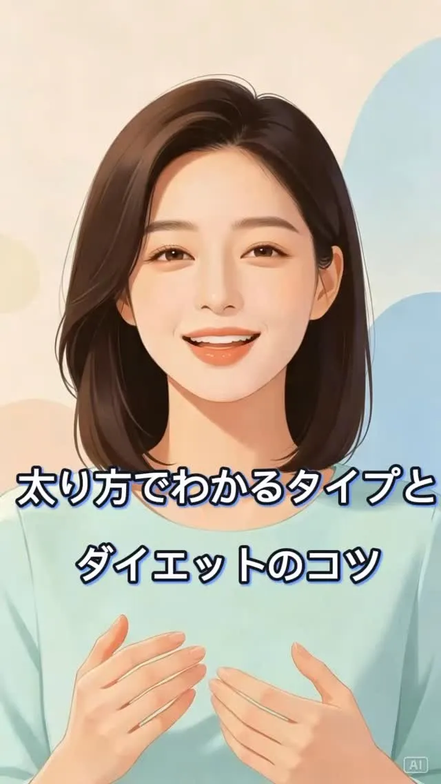 太り方でわかるタイプとダイエットのコツ！