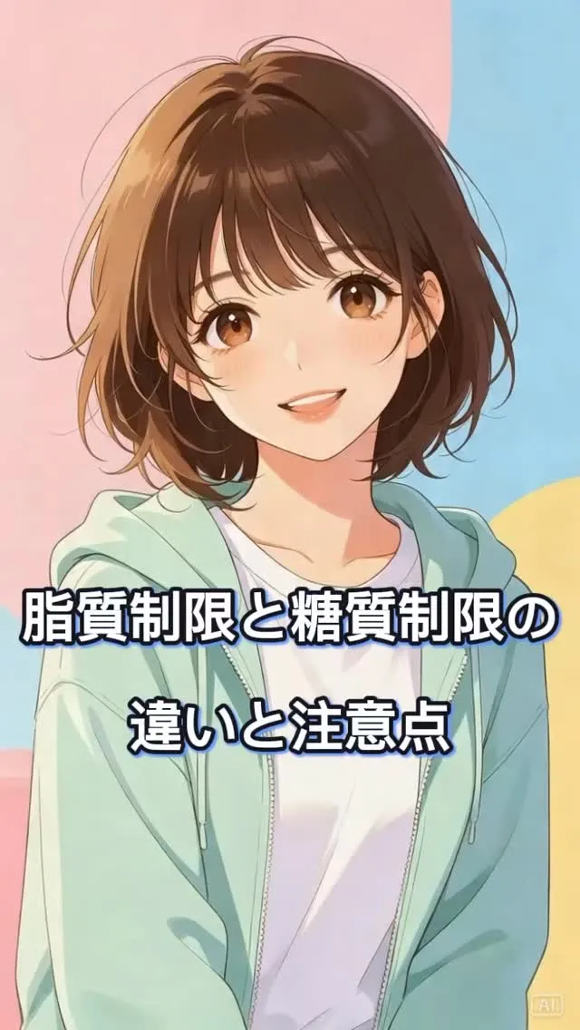 脂質制限と糖質制限の違いと注意点！ 正しいダイエット法
