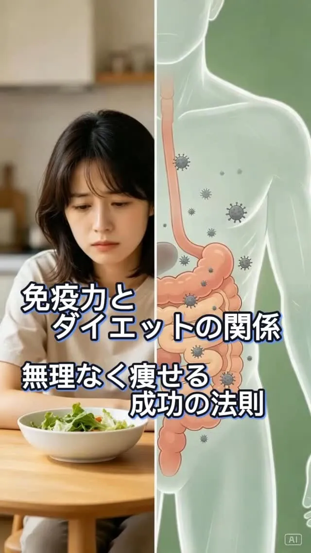 免疫力とダイエットの関係！ 無理なく痩せる成功の法則