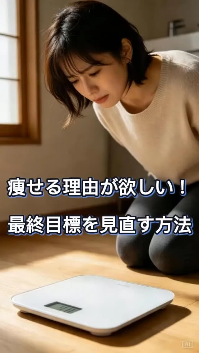 痩せる理由が欲しい！ ダイエットの最終目標を見直す方法