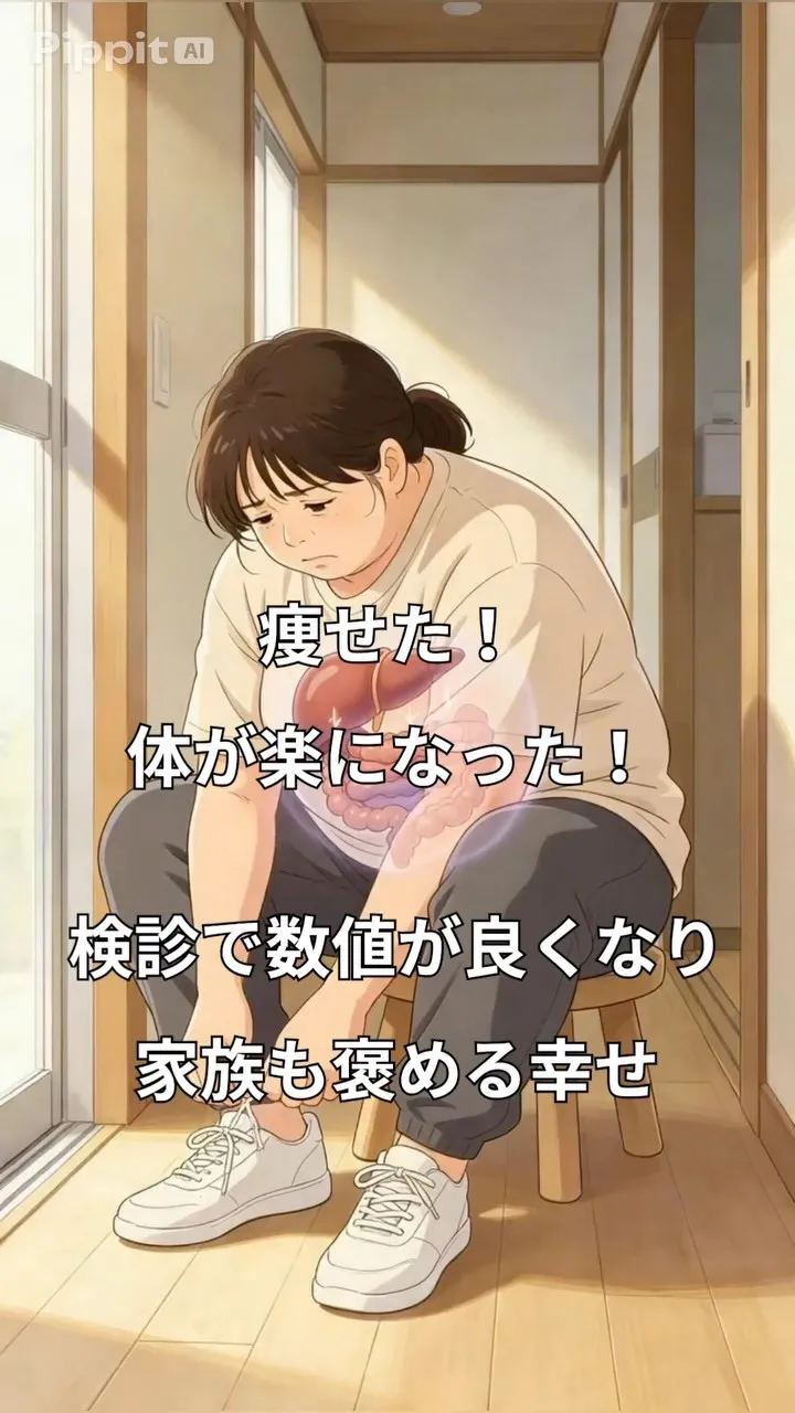 痩せた！ 体が楽になった！ 検診で数値が良くなり家族も褒める...
