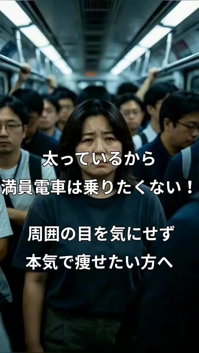 太っているから満員電車は乗りたくない！ 周囲の目を気にせず本...
