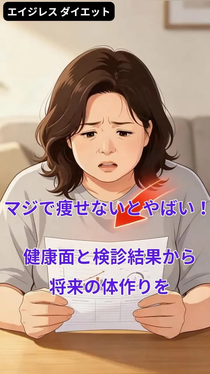 マジで痩せないとやばい！ 健康面と検診結果から将来の体作りを