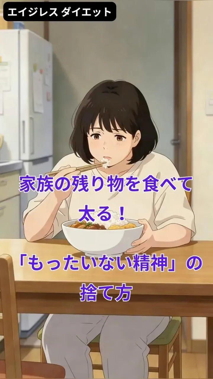 家族の残り物を食べて太る！ 「もったいない精神」の捨て方