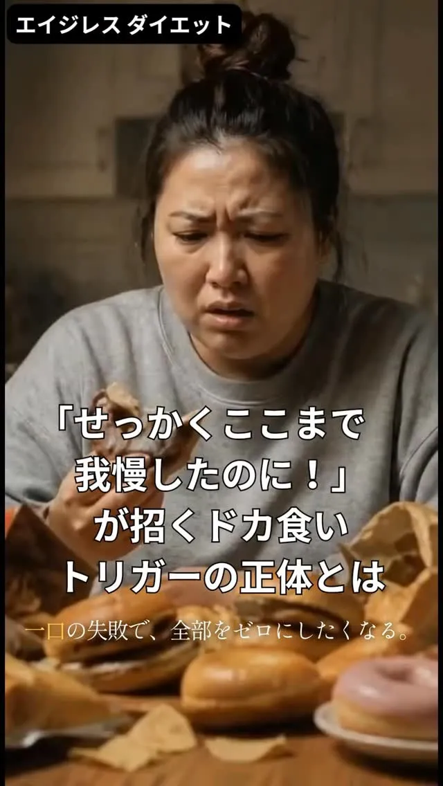 「せっかくここまで我慢したのに！」が招くドカ食いトリガーの正...