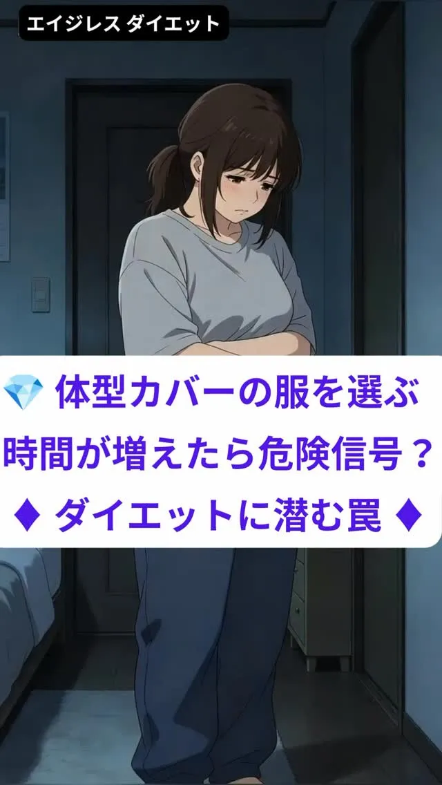 体型カバーの服を選ぶ時間が増えたら危険信号？ ダイエットに潜...